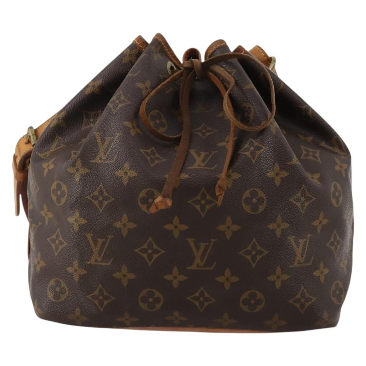 LOUIS VUITTON Monogram Petit Noe Shoulder Bag M42226 LV Auth 192831A