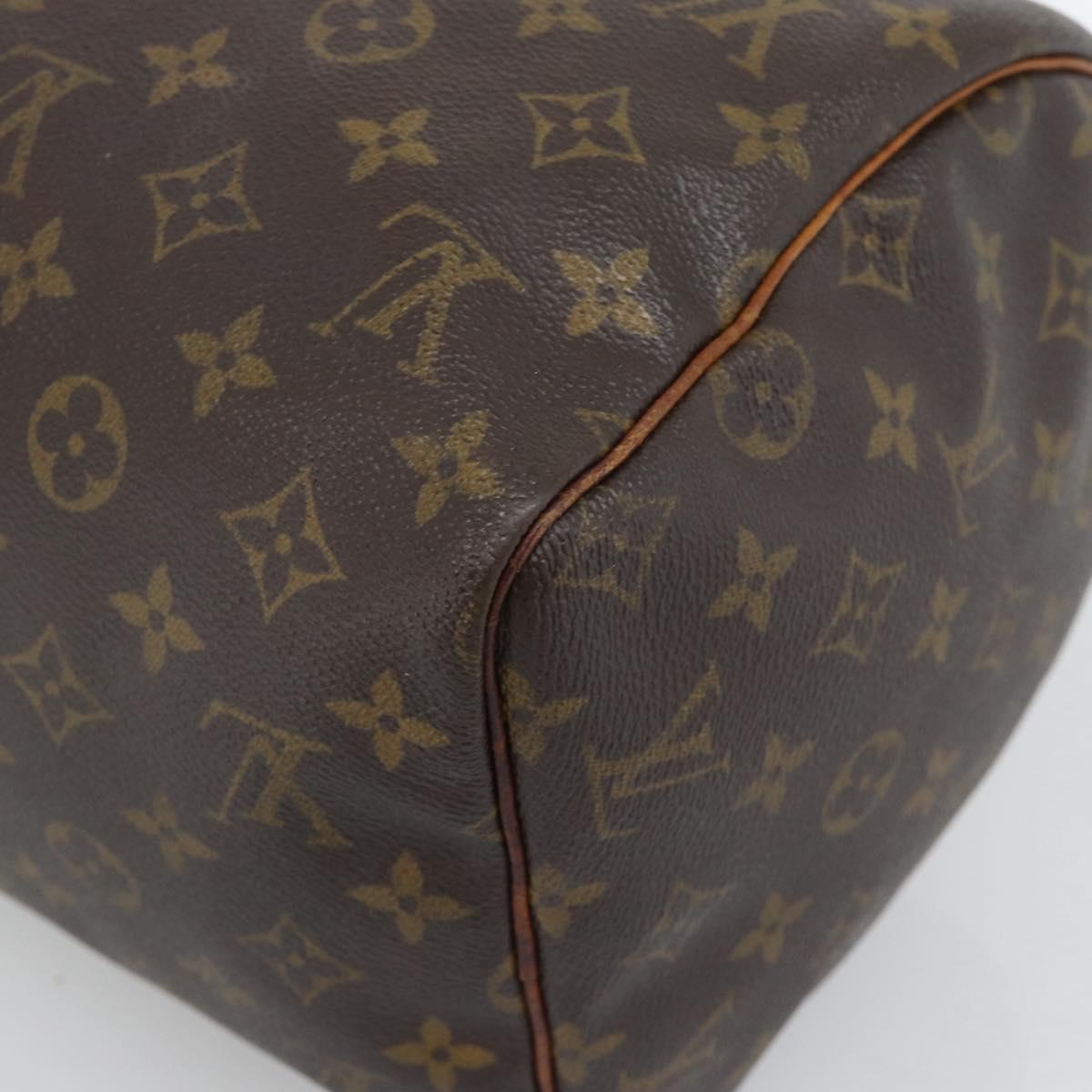LOUIS VUITTON Monogram Speedy 30 Hand Bag M41526 LV Auth 192832