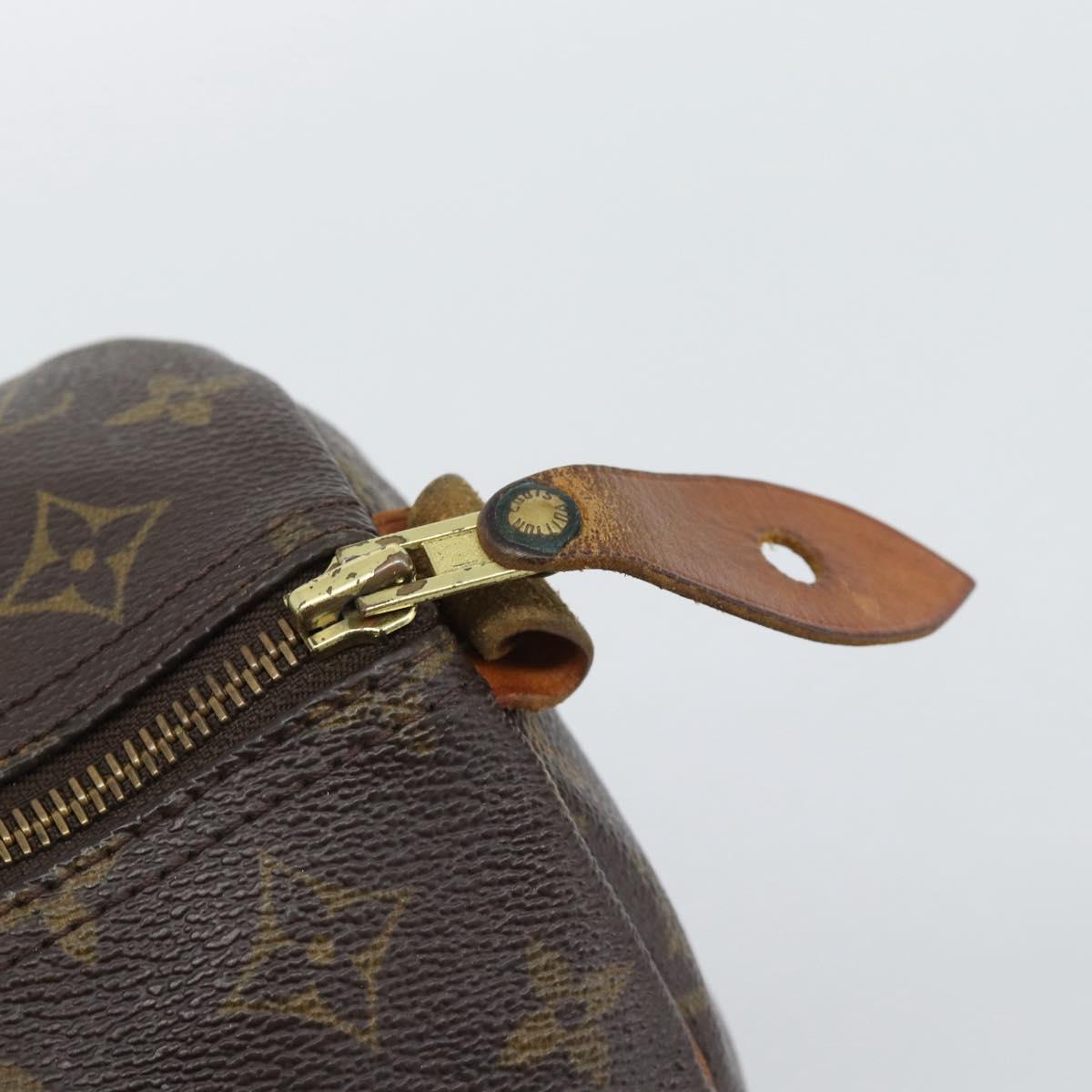 LOUIS VUITTON Monogram Speedy 30 Hand Bag M41526 LV Auth 192832