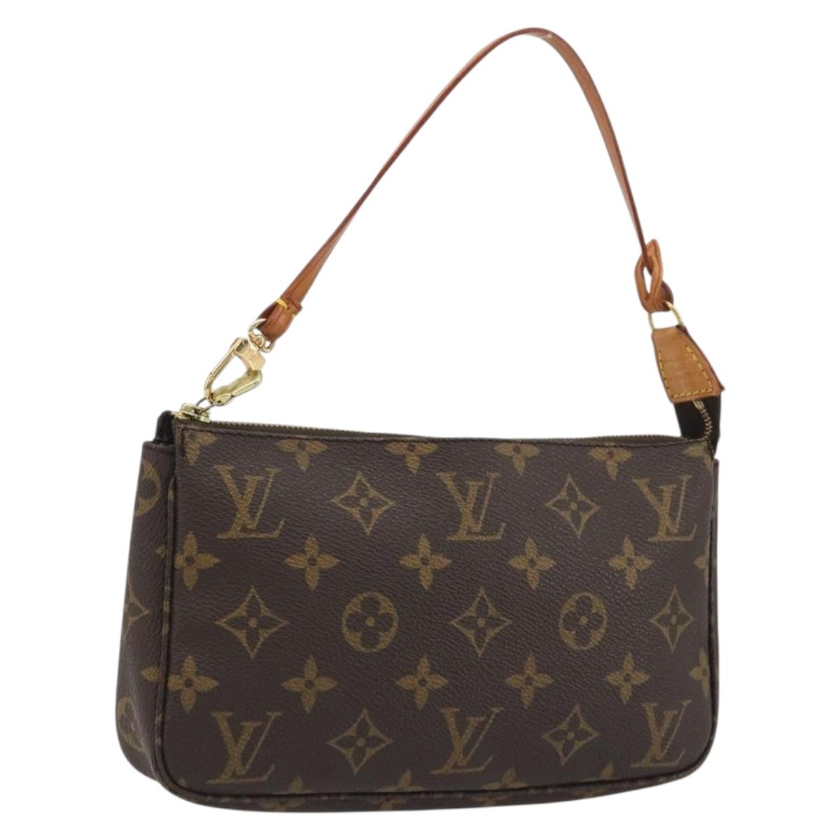 LOUIS VUITTON Monogram Pochette Accessoires Pouch M51980 LV Auth 192833V