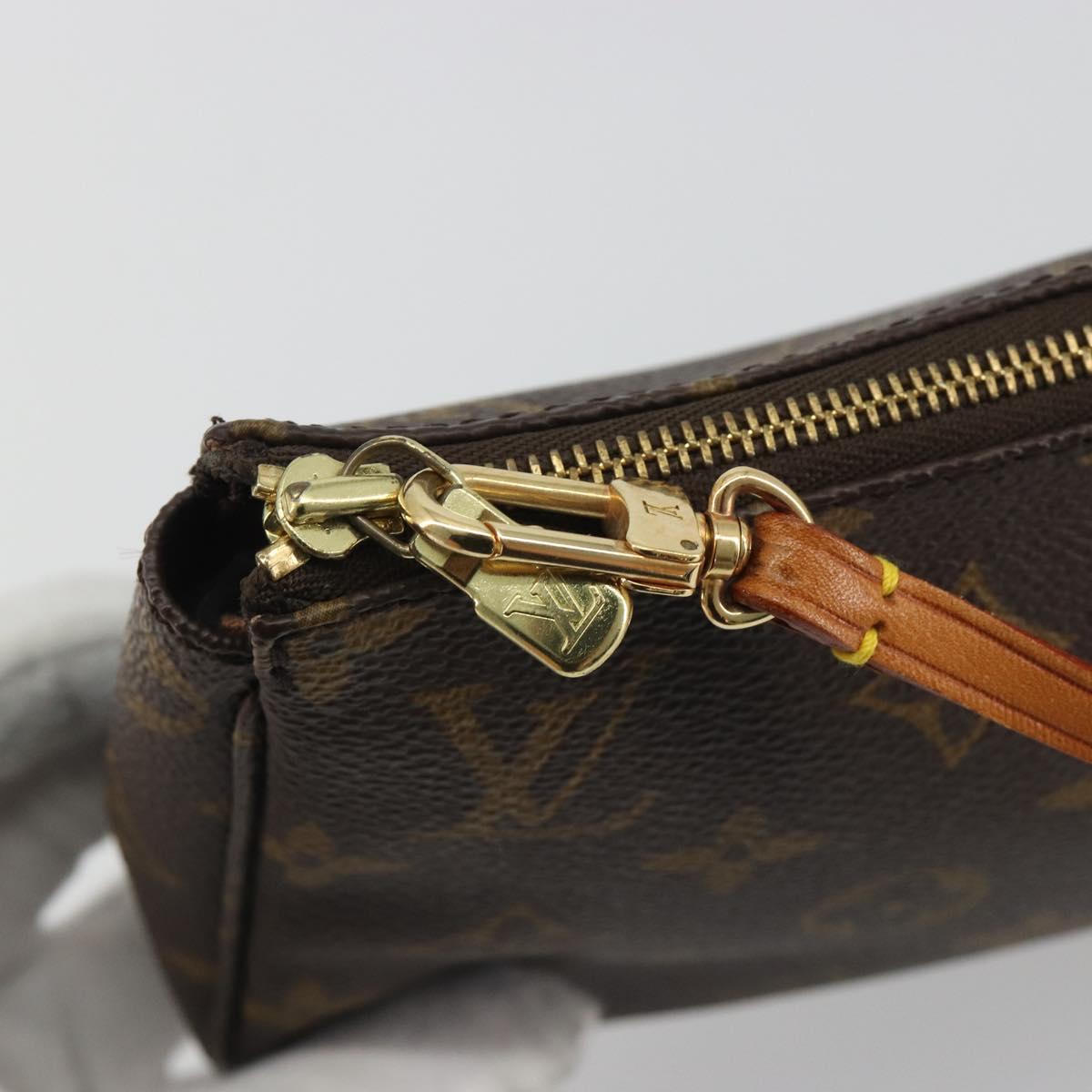 LOUIS VUITTON Monogram Pochette Accessoires Pouch M51980 LV Auth 192833V