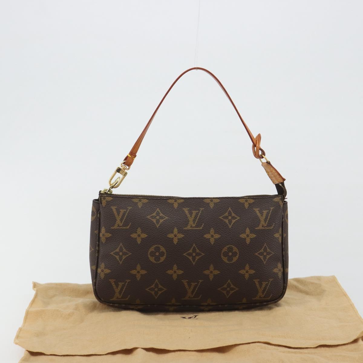 LOUIS VUITTON Monogram Pochette Accessoires Pouch M51980 LV Auth 192833V
