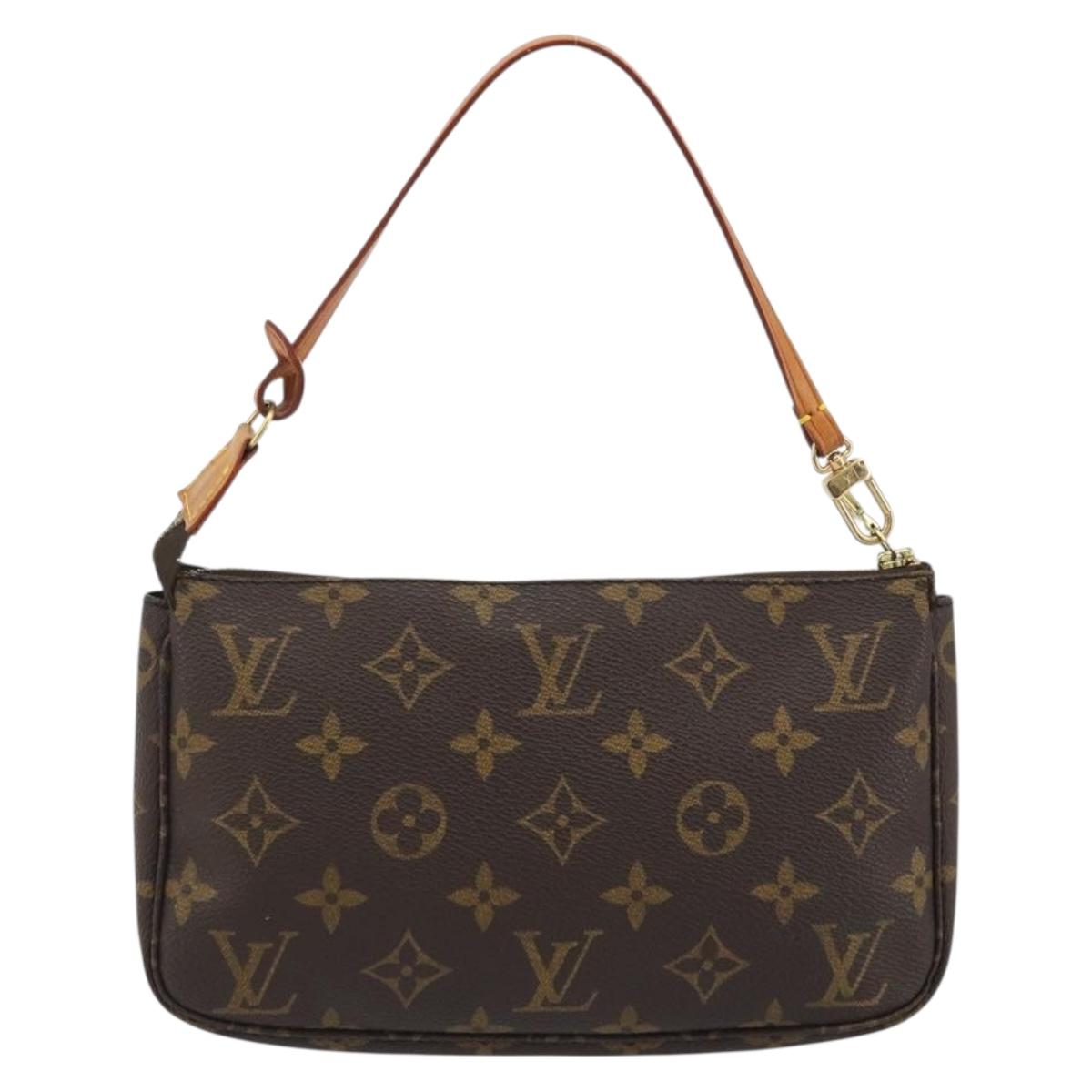 LOUIS VUITTON Monogram Pochette Accessoires Pouch M51980 LV Auth 192833V