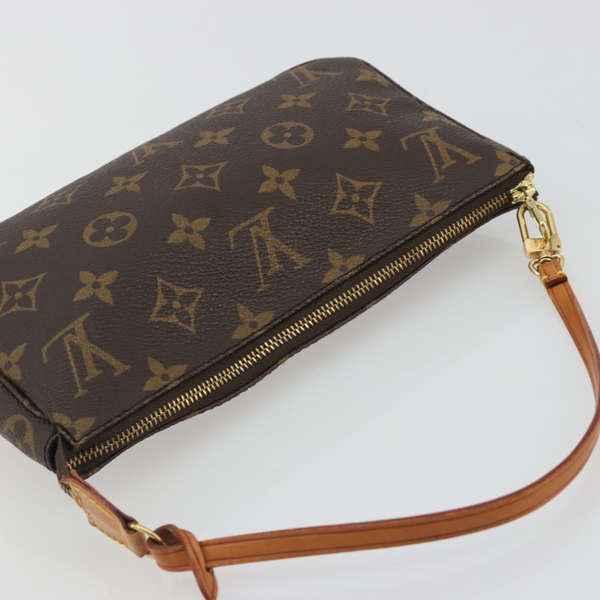 LOUIS VUITTON Monogram Pochette Accessoires Pouch M51980 LV Auth 192833V