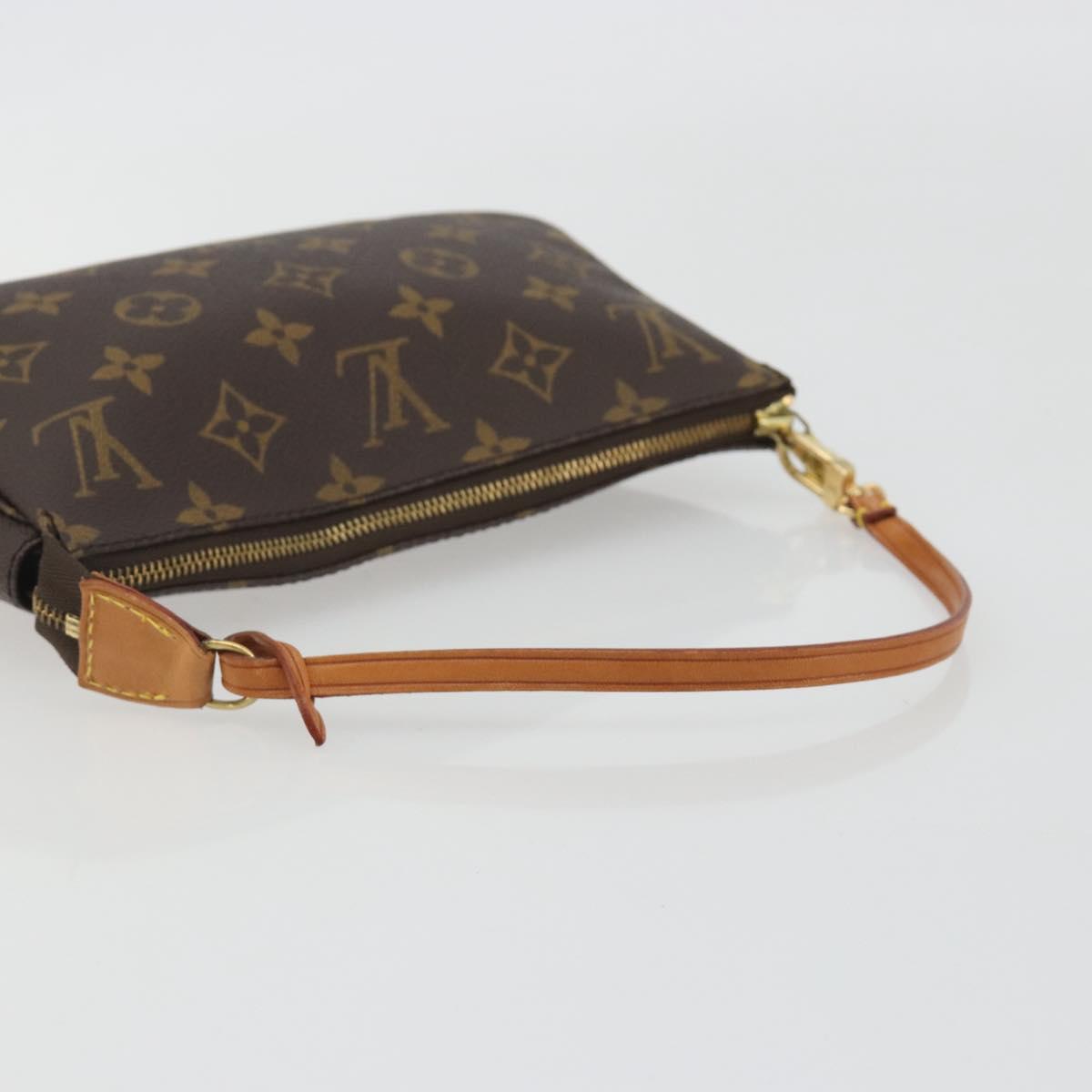 LOUIS VUITTON Monogram Pochette Accessoires Pouch M51980 LV Auth 192833V