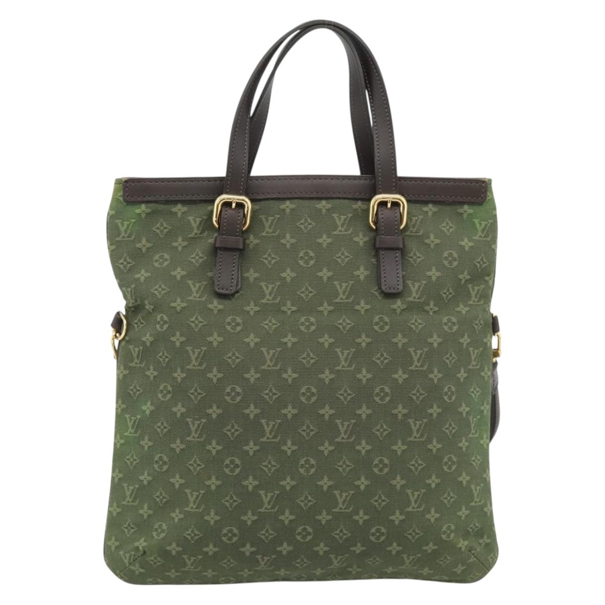 LOUIS VUITTON Monogram Mini Françoise Bag 2way TST Khaki M92422 LV Auth 192835A