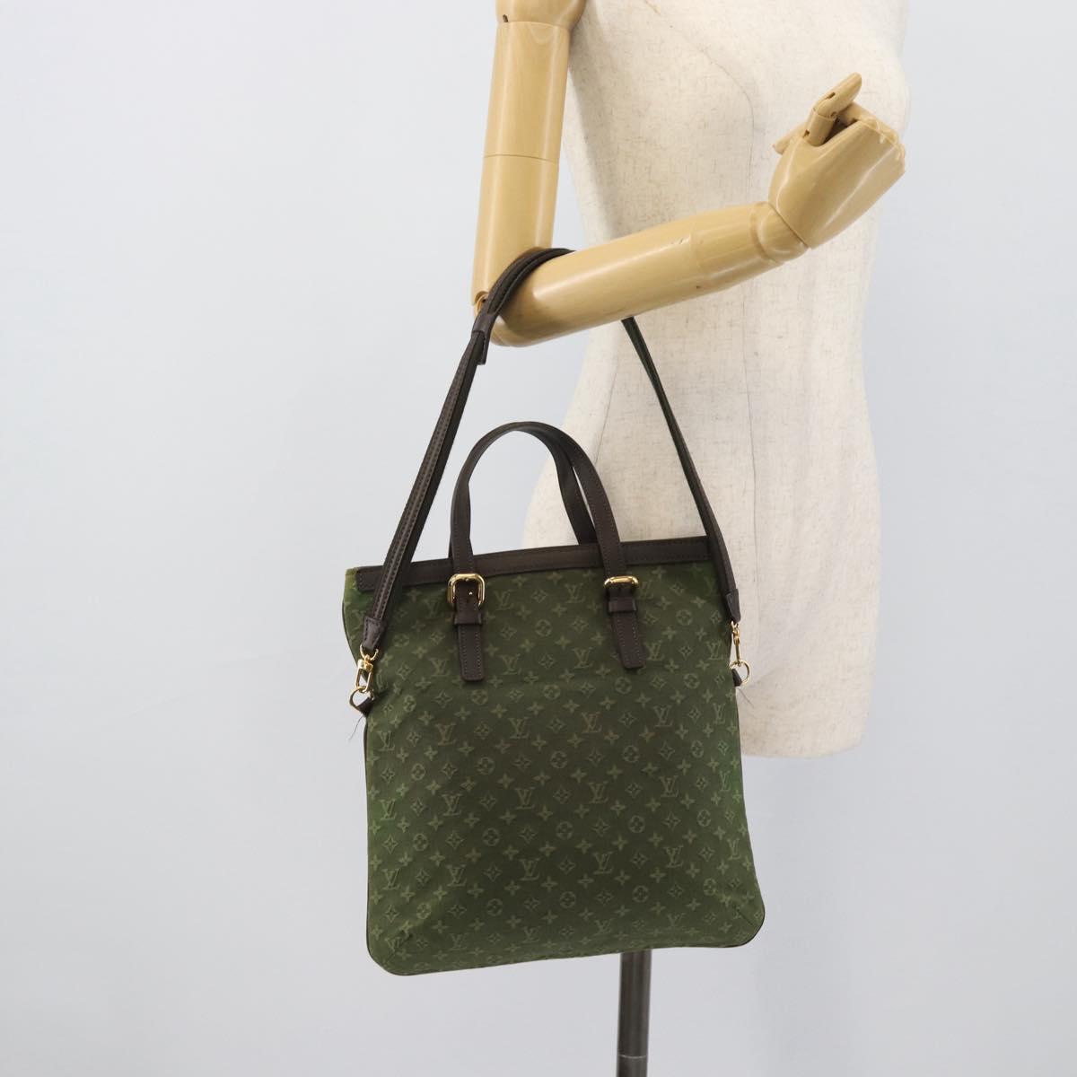 LOUIS VUITTON Monogram Mini Françoise Bag 2way TST Khaki M92422 LV Auth 192835A