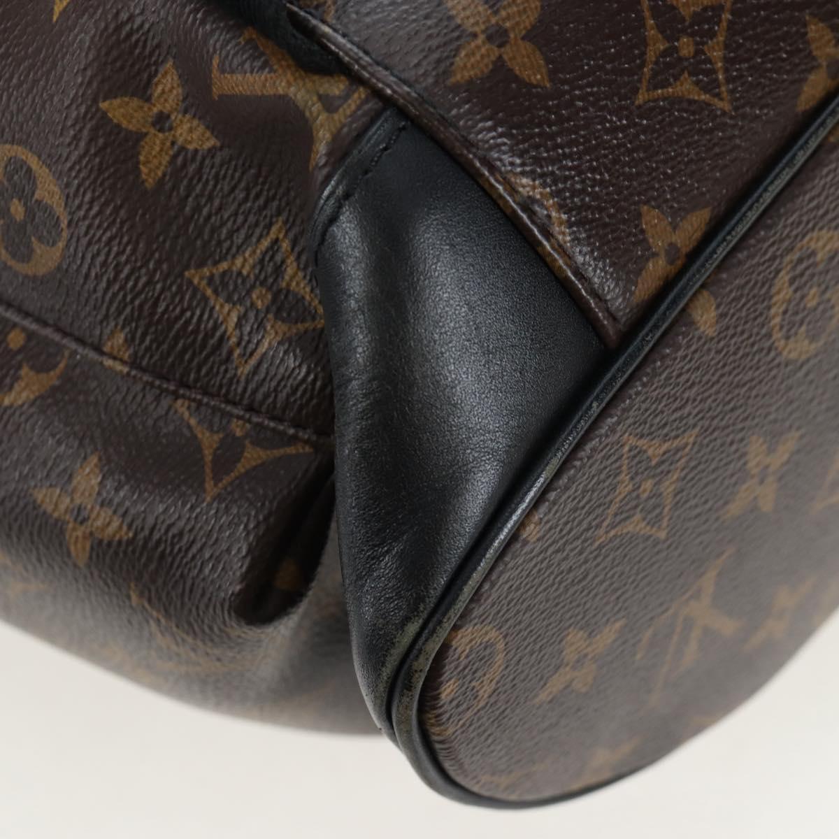 LOUIS VUITTON Monogram Macassar Christopher MM Backpack M43735 LV Auth 192839V