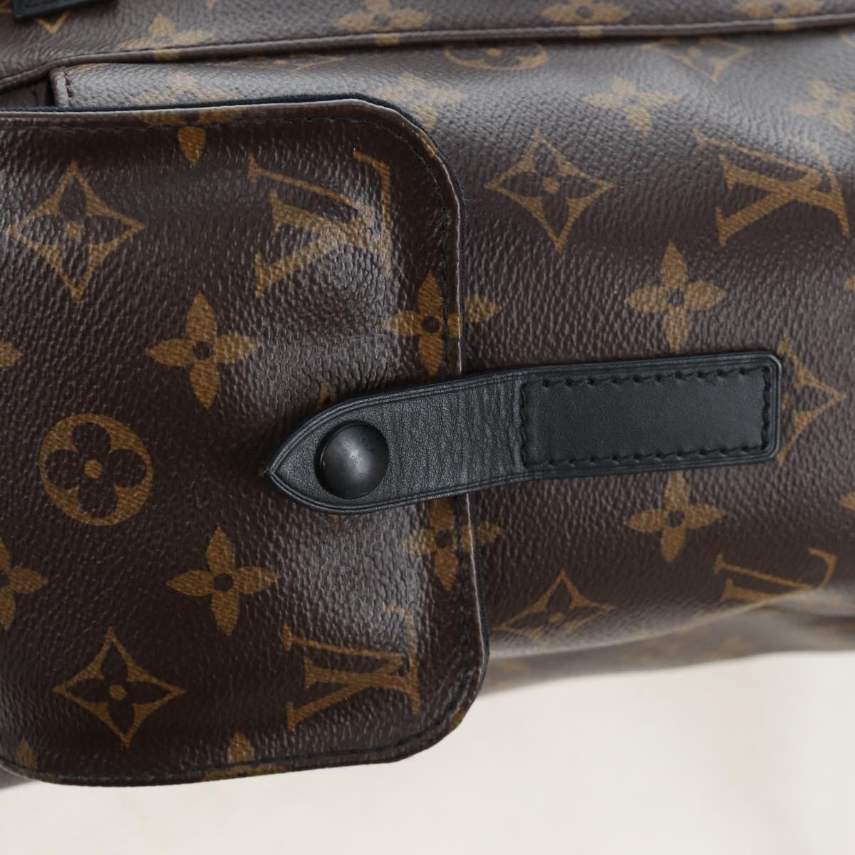 LOUIS VUITTON Monogram Macassar Christopher MM Backpack M43735 LV Auth 192839V