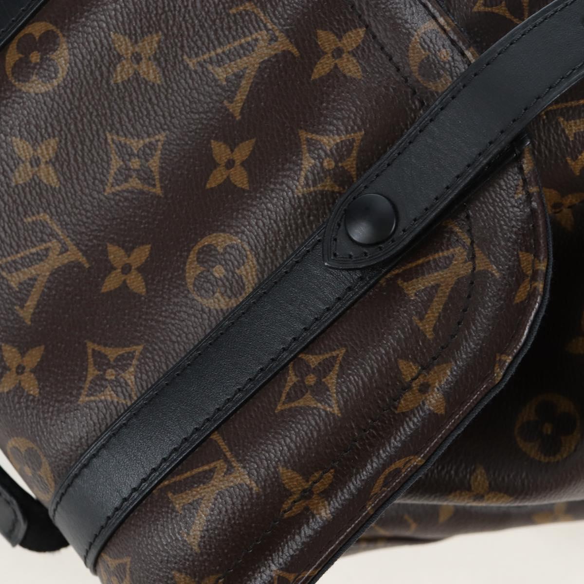 LOUIS VUITTON Monogram Macassar Christopher MM Backpack M43735 LV Auth 192839V