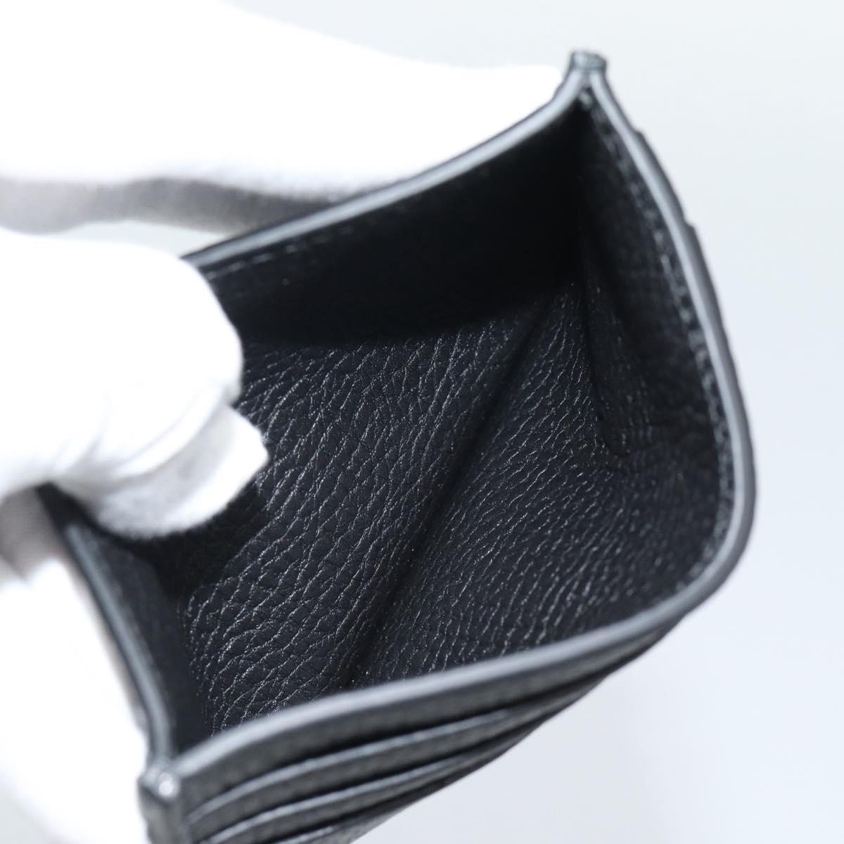 GUCCI GuccissimaGG Card Case Black 812681 Auth 192847M