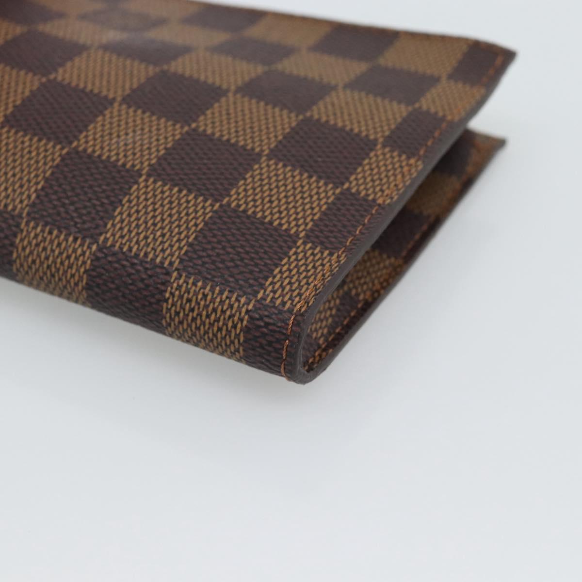 LOUIS VUITTON Damier Ebene Marais Pouch Pouch LV Auth 192852