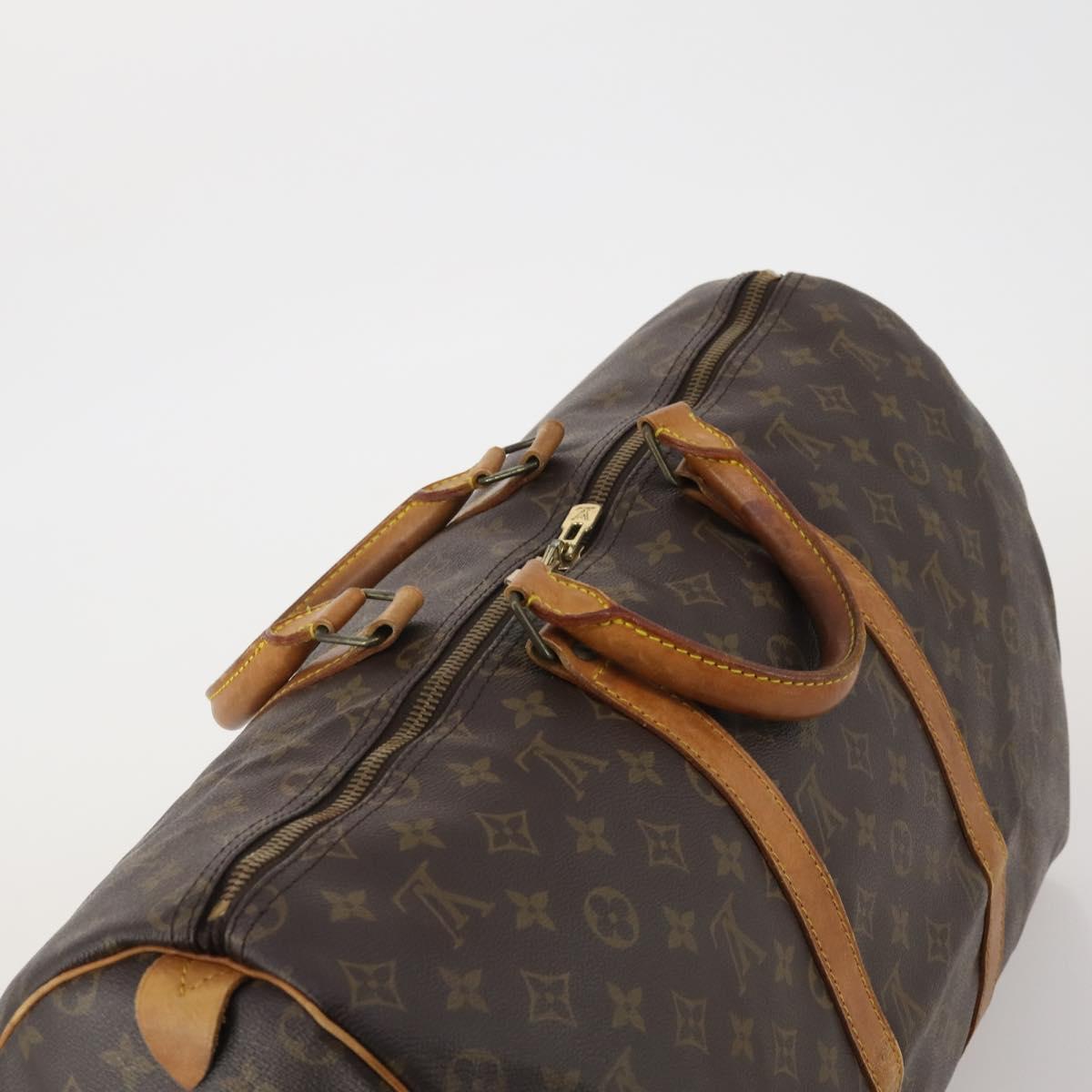 LOUIS VUITTON Monogram Keepall 50 Boston Bag M41426 LV Auth 192874