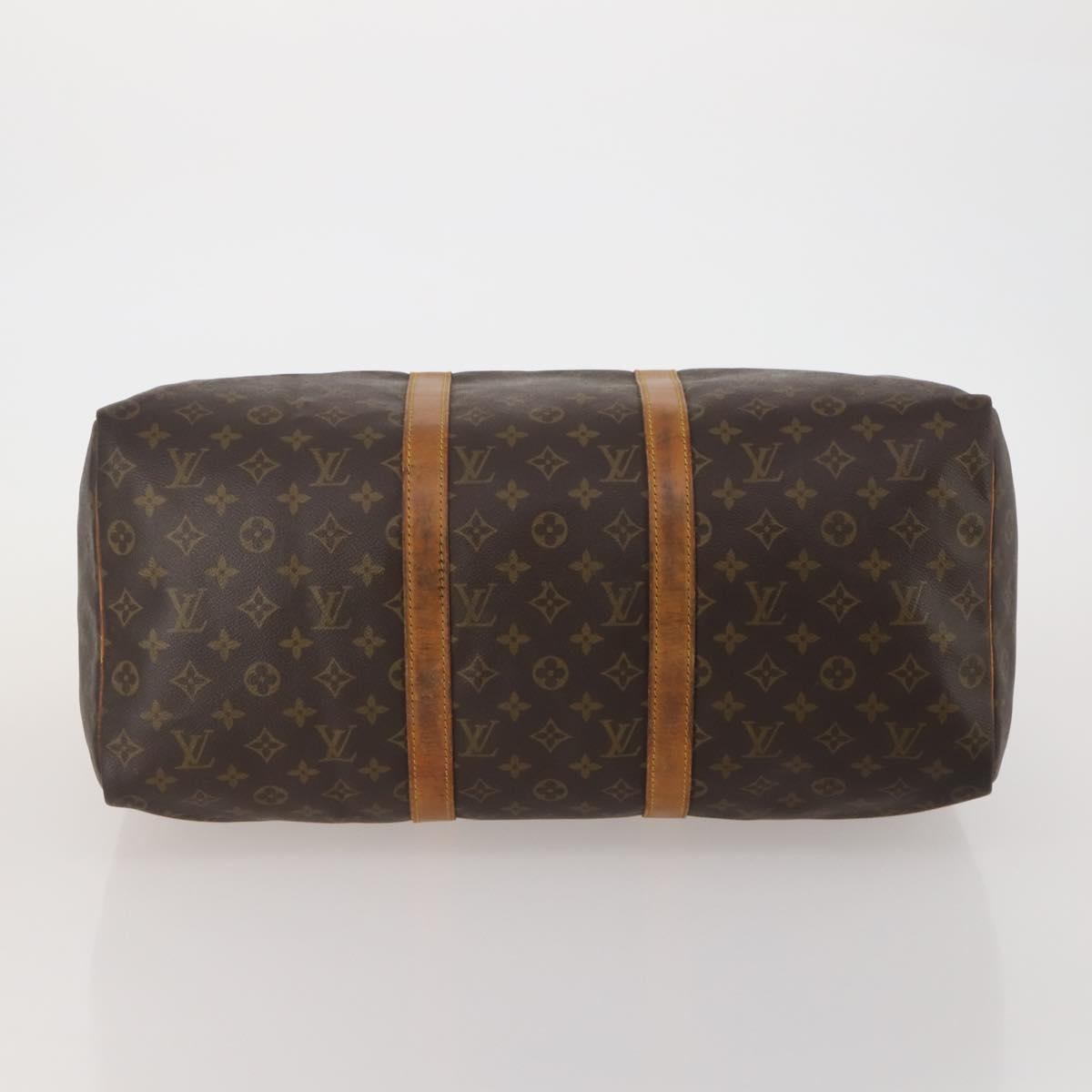 LOUIS VUITTON Monogram Keepall 50 Boston Bag M41426 LV Auth 192874