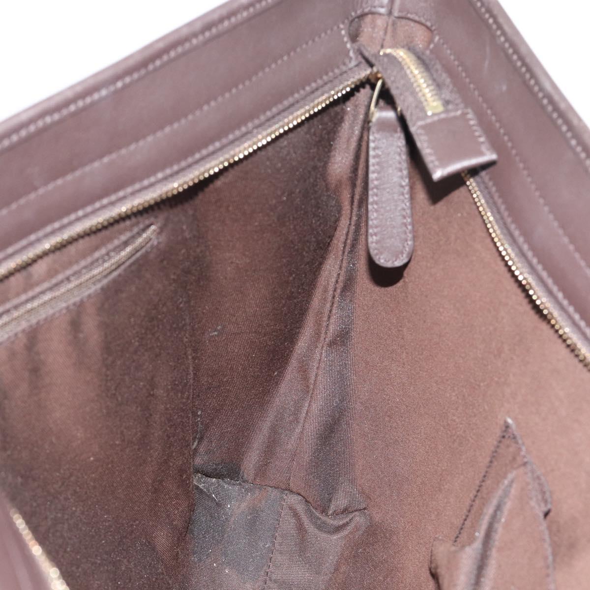 GUCCI GG Supreme Tote Bag PVC Leather Beige Gold Tone 388929 Auth 192875A