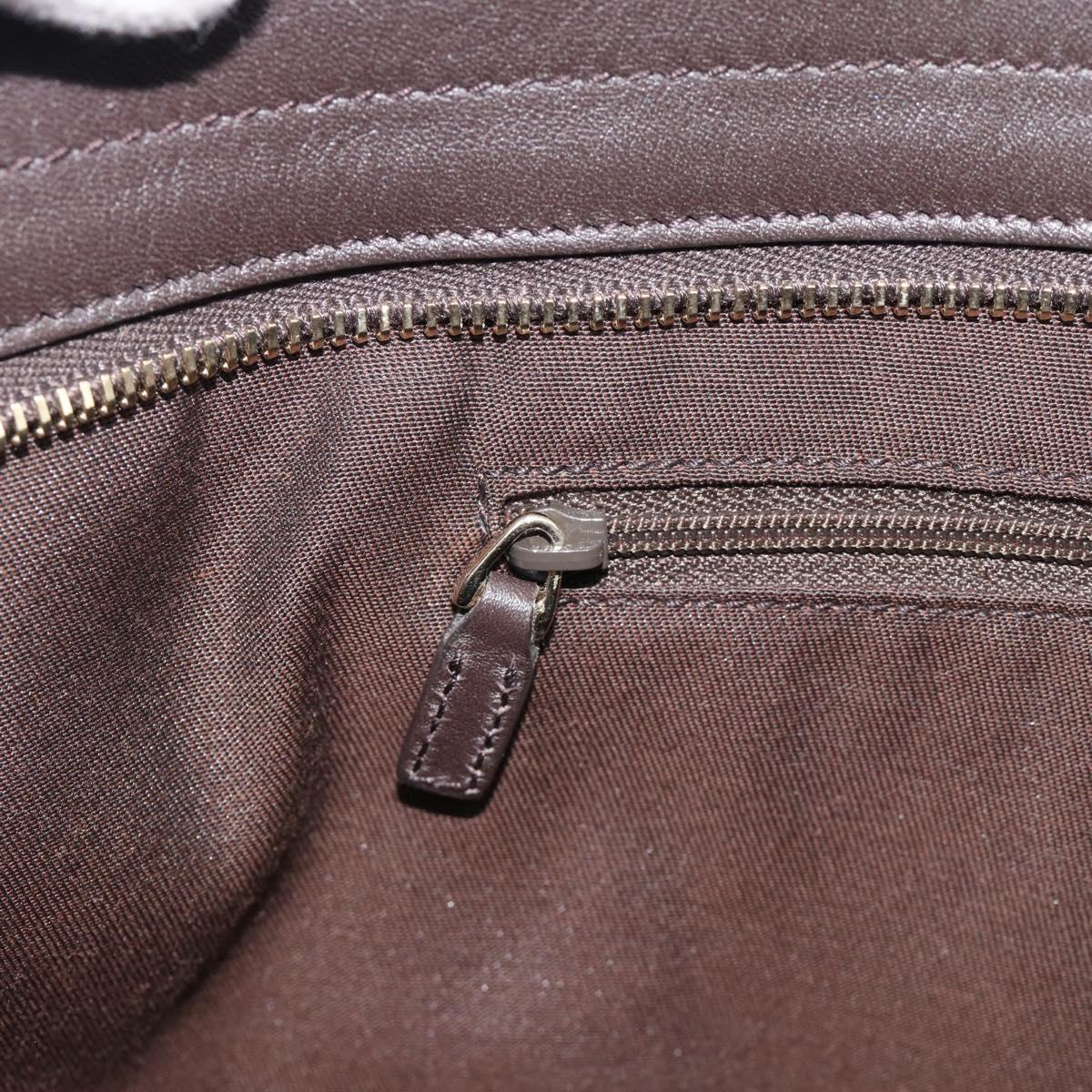 GUCCI GG Supreme Tote Bag PVC Leather Beige Gold Tone 388929 Auth 192875A