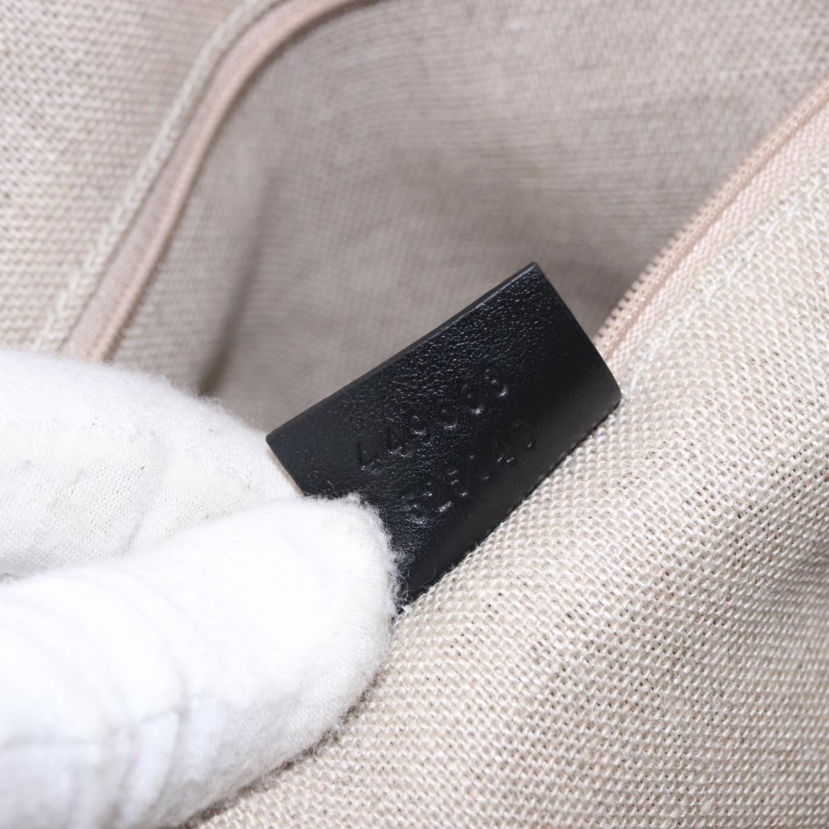 GUCCI Micro GG Canvas Guccissima Bag Leather 2way Outlet Black Auth 192880V