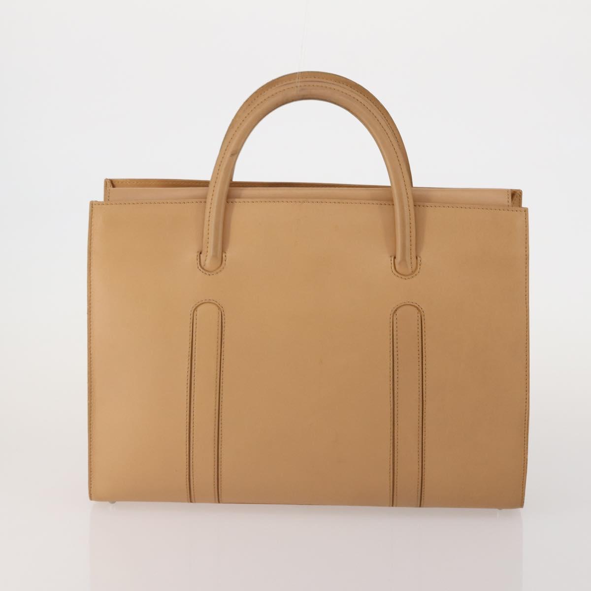 Christian Dior Shoulder Hand Bag Leather Suede 2 Set Beige Auth 192891