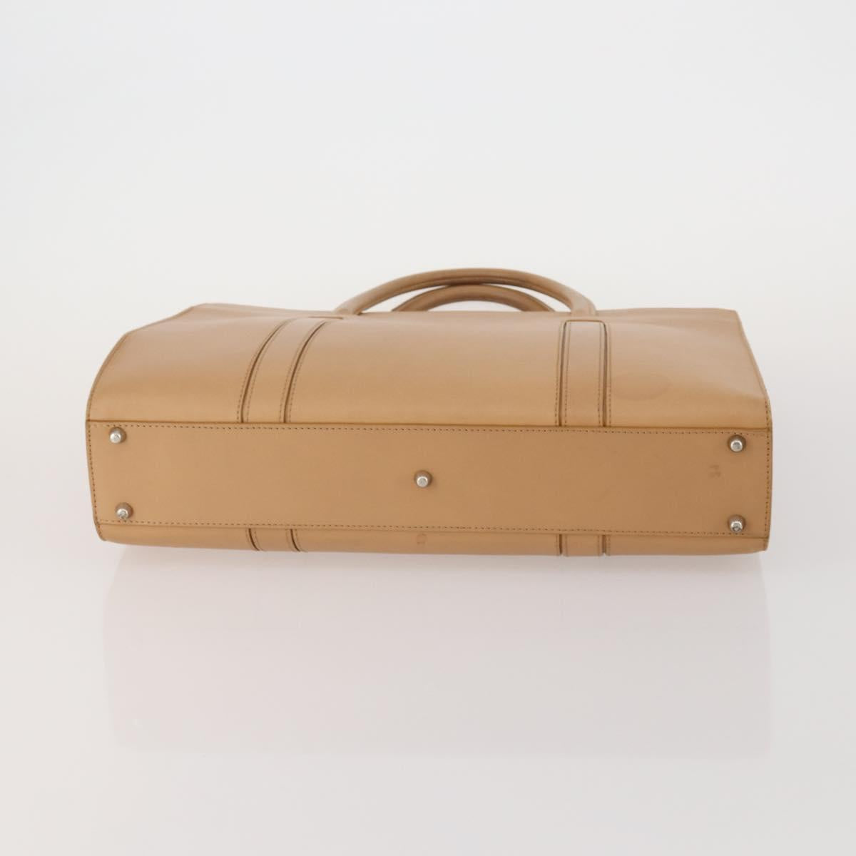 Christian Dior Shoulder Hand Bag Leather Suede 2 Set Beige Auth 192891