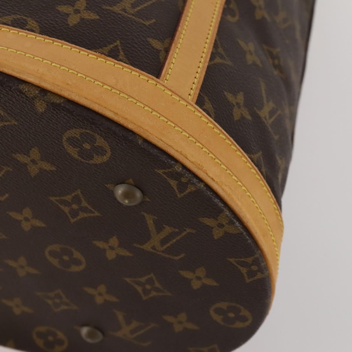 LOUIS VUITTON Monogram Bucket GM Tote Bag USA limited 2 Set LV Auth 192892