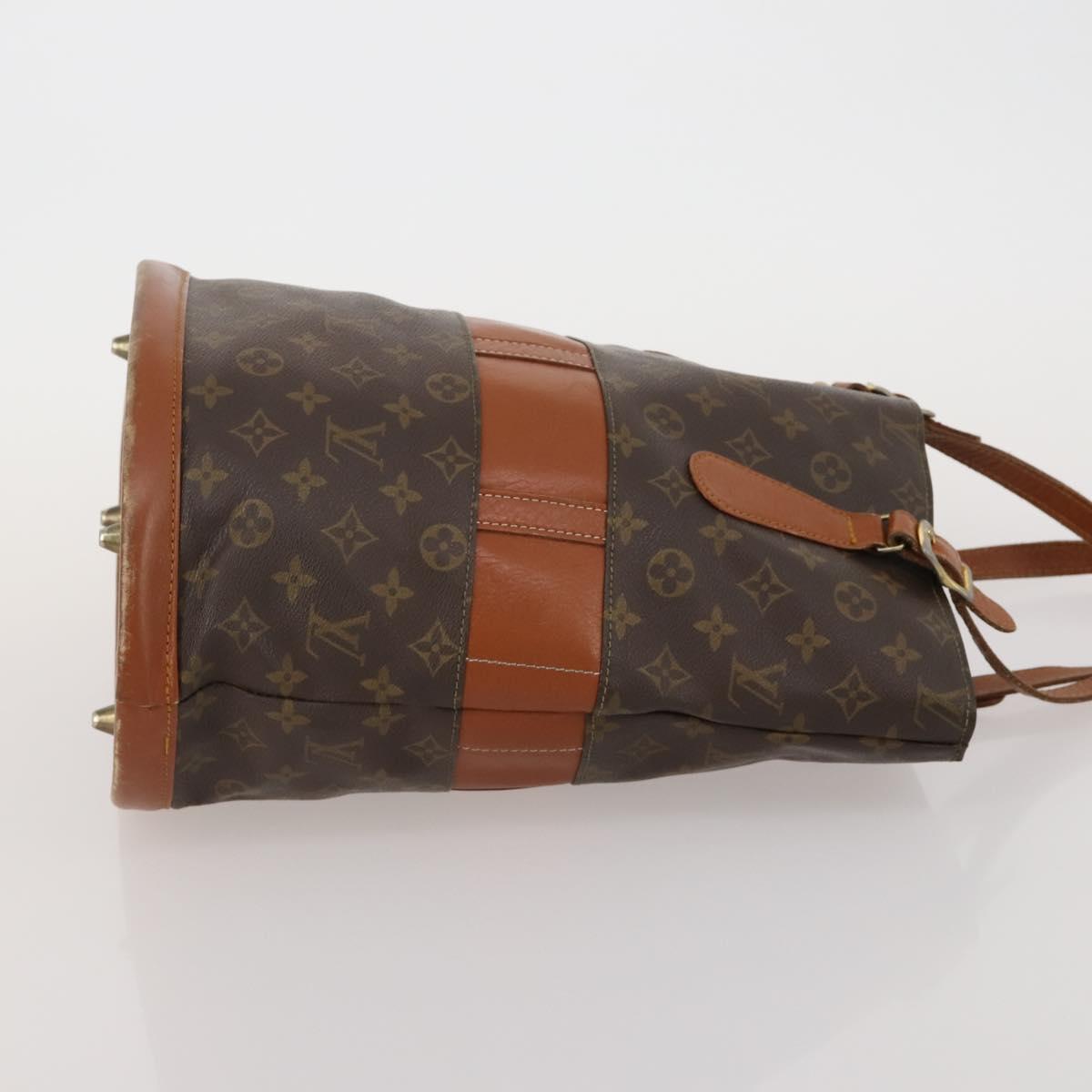 LOUIS VUITTON Monogram Bucket GM Tote Bag USA limited 2 Set LV Auth 192892