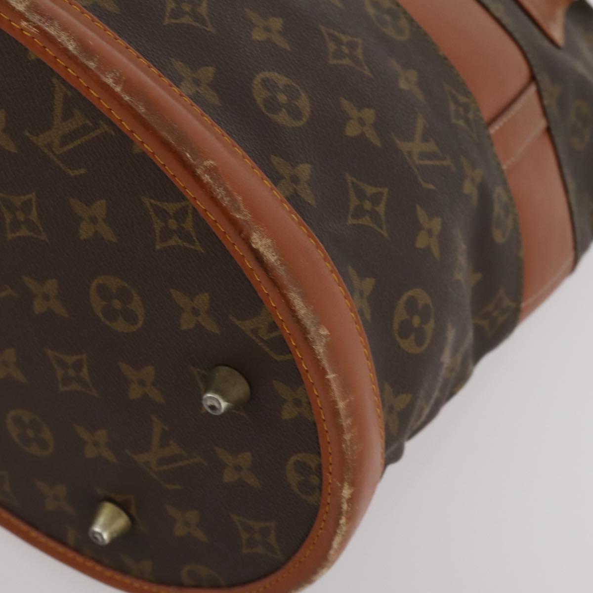 LOUIS VUITTON Monogram Bucket GM Tote Bag USA limited 2 Set LV Auth 192892
