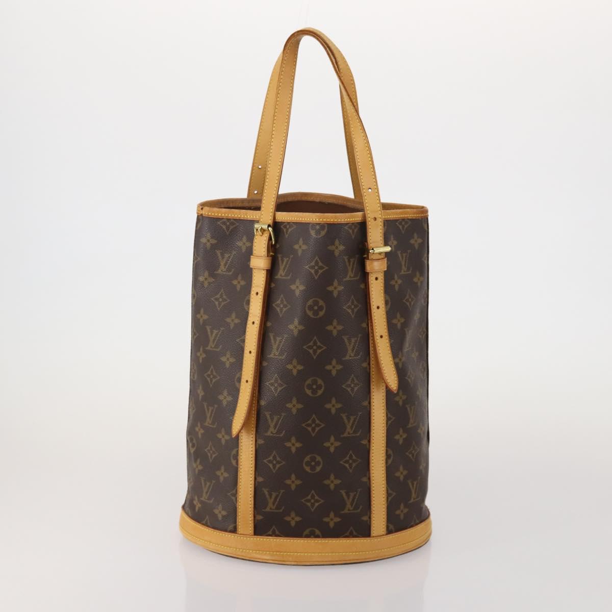 LOUIS VUITTON Monogram Bucket GM Tote Bag USA limited 2 Set LV Auth 192892