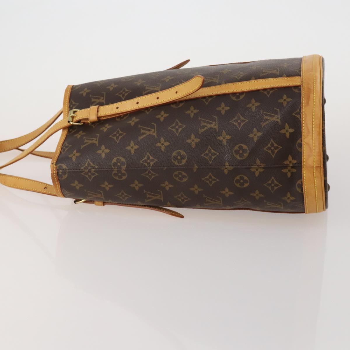 LOUIS VUITTON Monogram Bucket GM Tote Bag USA limited 2 Set LV Auth 192892