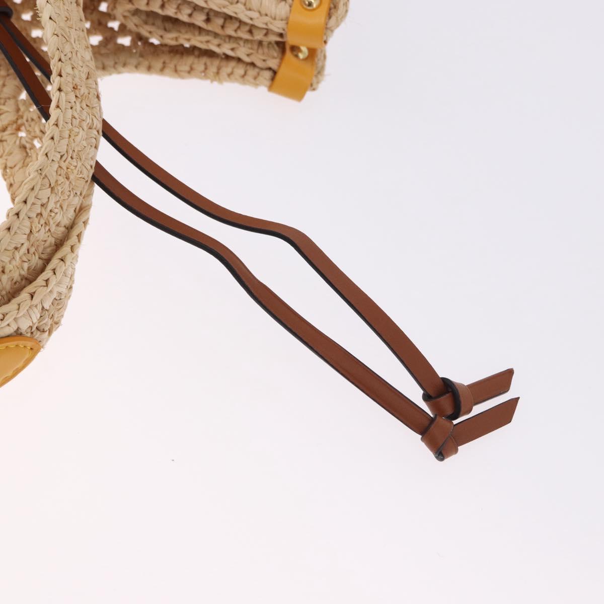 LOUIS VUITTON By The Pool On The Go MM Raffia Beige M24723 LV Auth 192900SAM