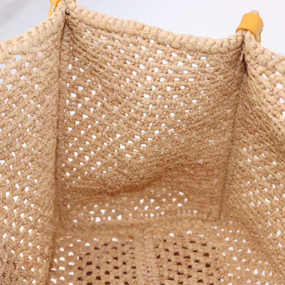 LOUIS VUITTON By The Pool On The Go MM Raffia Beige M24723 LV Auth 192900SAM