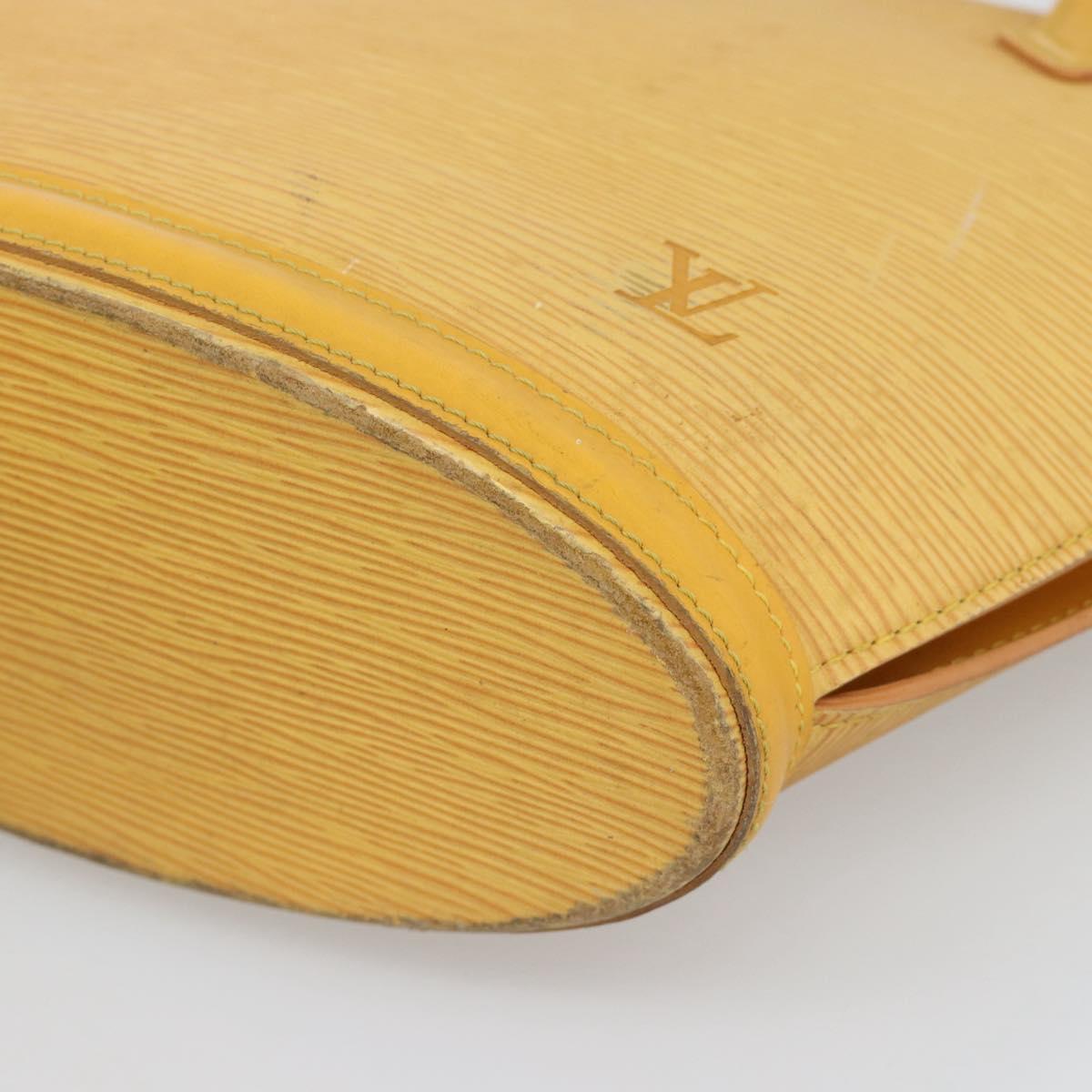LOUIS VUITTON Epi Saint Jacques Powanie Long Shoulder Bag Yellow M52339 LV Auth 192901