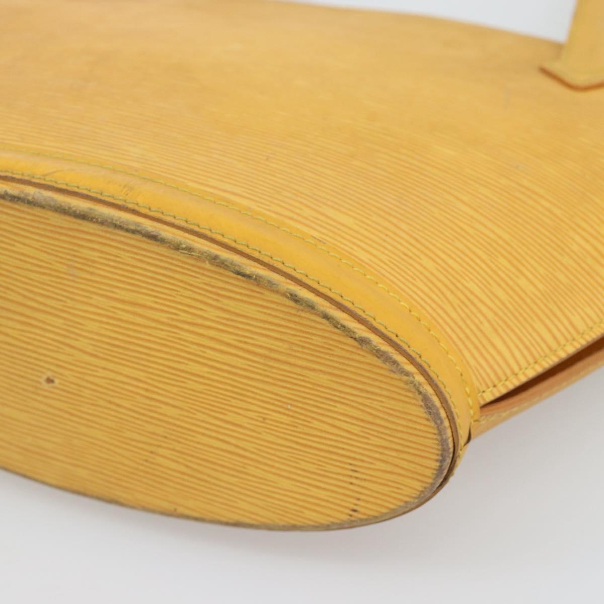 LOUIS VUITTON Epi Saint Jacques Powanie Long Shoulder Bag Yellow M52339 LV Auth 192901