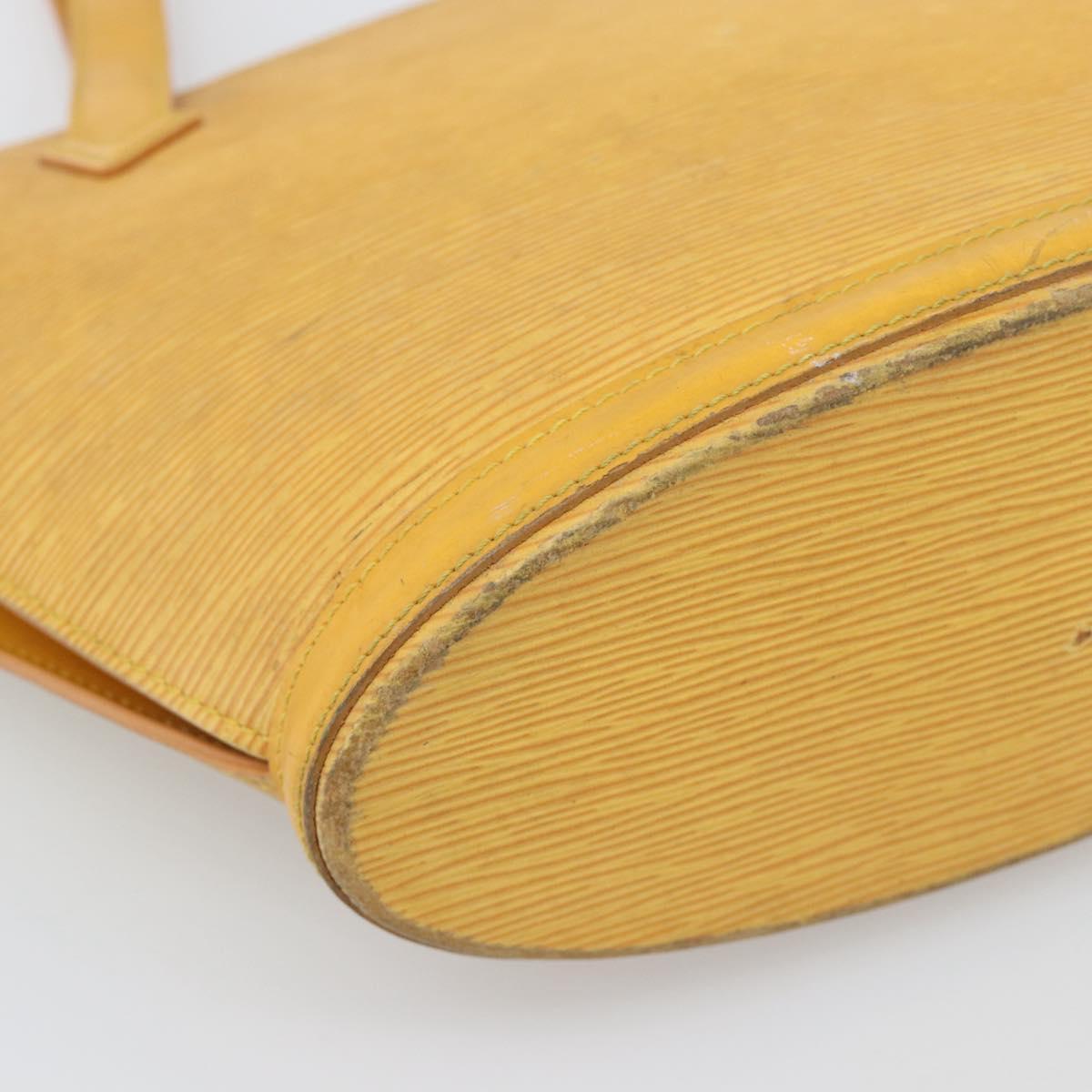 LOUIS VUITTON Epi Saint Jacques Powanie Long Shoulder Bag Yellow M52339 LV Auth 192901