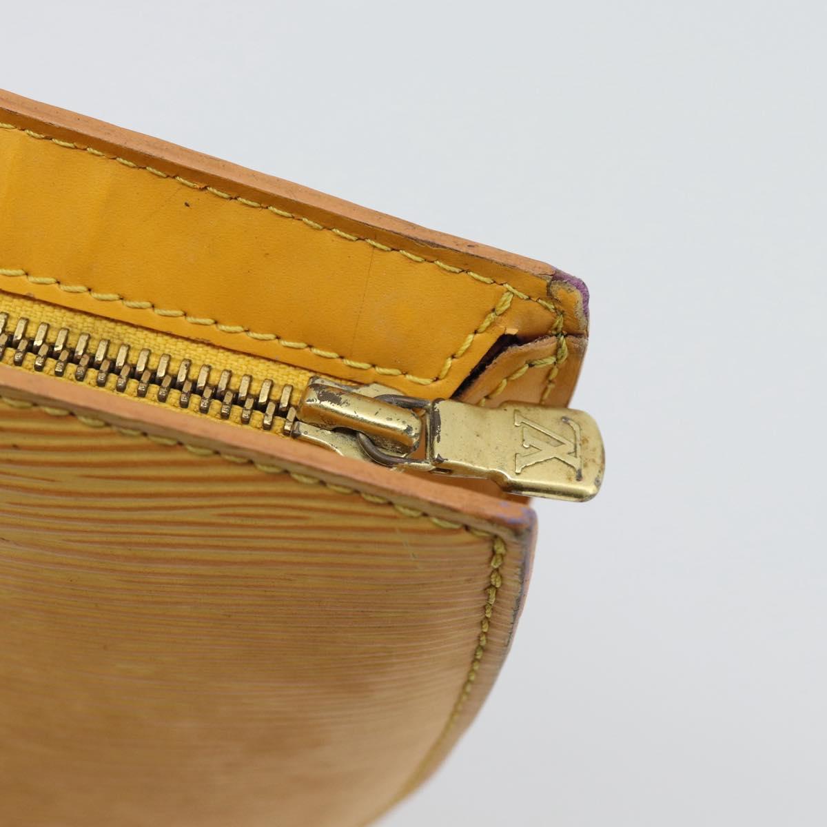 LOUIS VUITTON Epi Saint Jacques Powanie Long Shoulder Bag Yellow M52339 LV Auth 192901