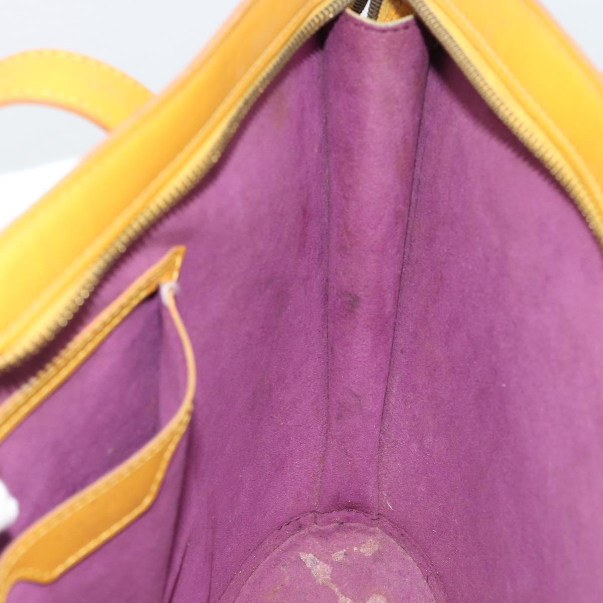 LOUIS VUITTON Epi Saint Jacques Powanie Long Shoulder Bag Yellow M52339 LV Auth 192901