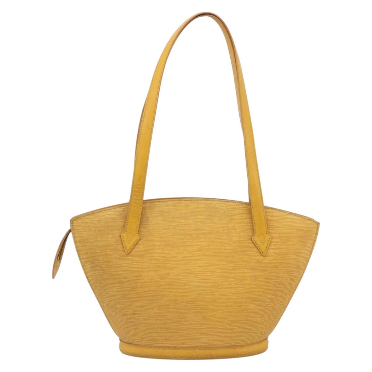 LOUIS VUITTON Epi Saint Jacques Powanie Long Shoulder Bag Yellow M52339 LV Auth 192901