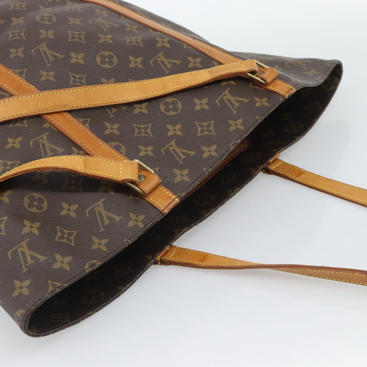 LOUIS VUITTON Monogram Sac Shopping Tote Bag M51108 LV Auth 192903