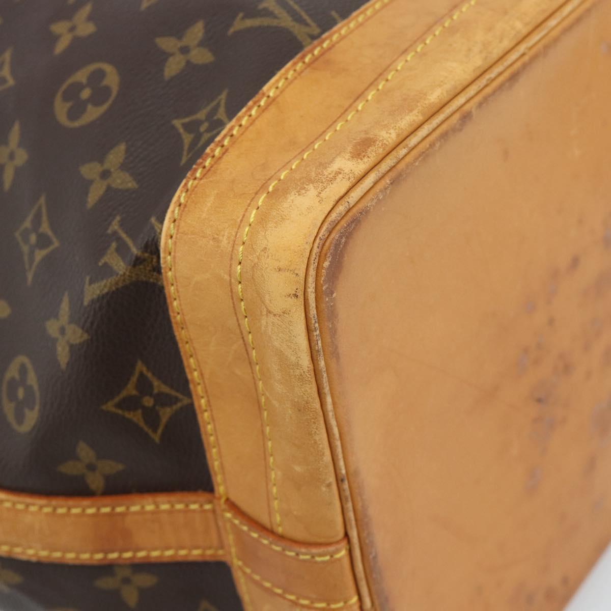 LOUIS VUITTON Monogram Noe Shoulder Bag M42224 LV Auth 192904