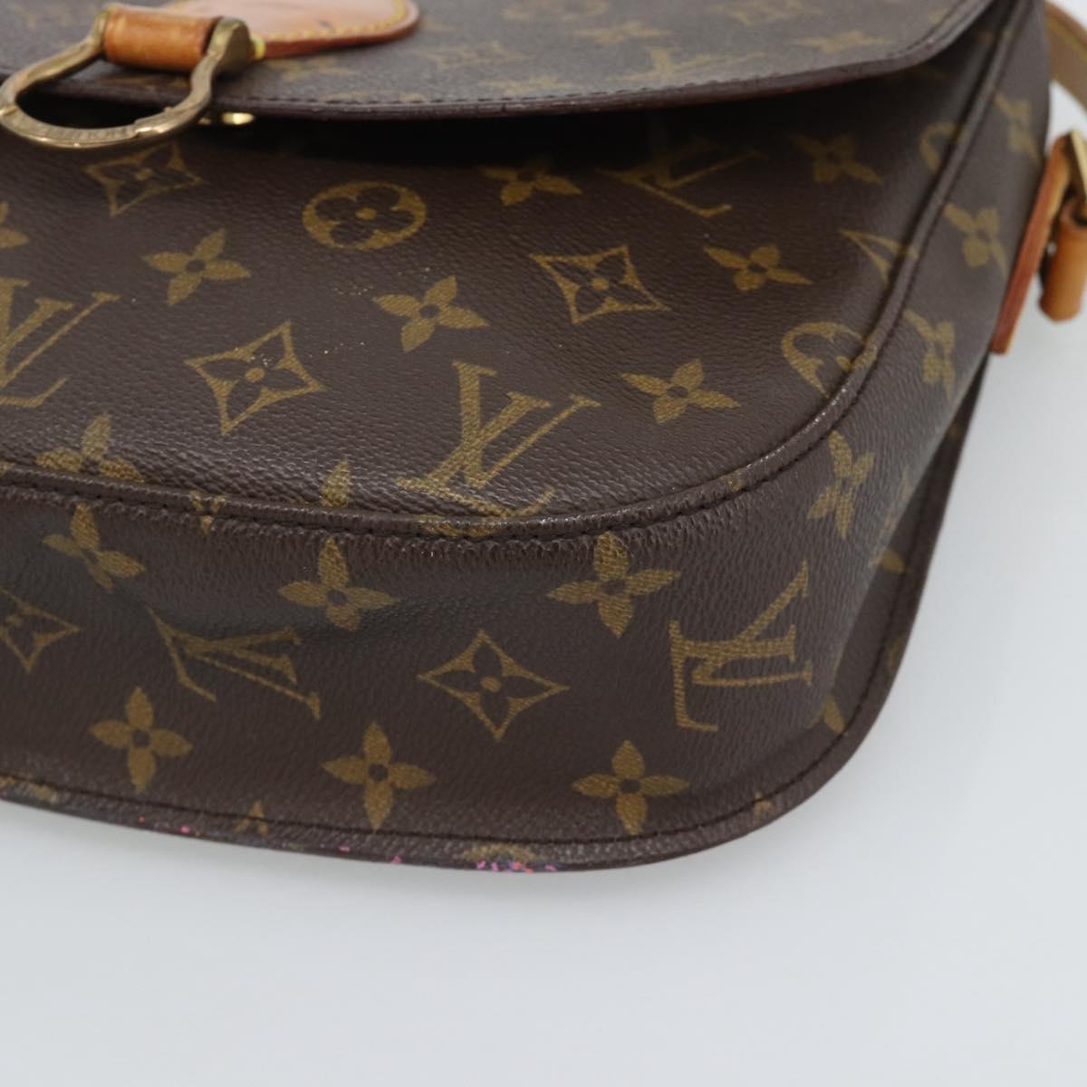 LOUIS VUITTON Monogram Saint Cloud GM Shoulder Bag M51242 LV Auth 192912
