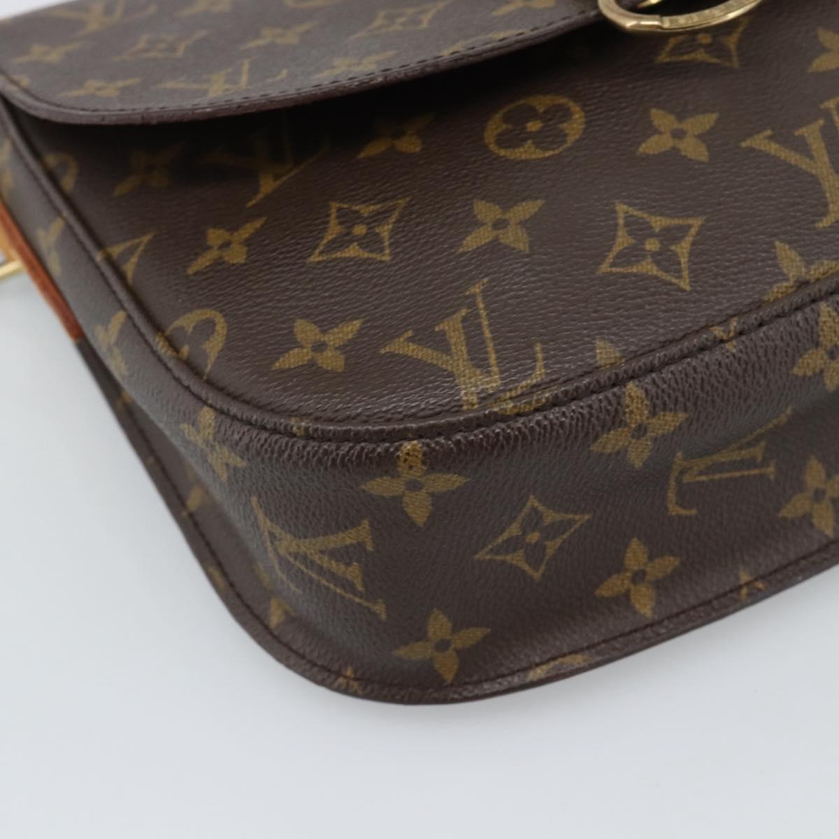 LOUIS VUITTON Monogram Saint Cloud GM Shoulder Bag M51242 LV Auth 192912