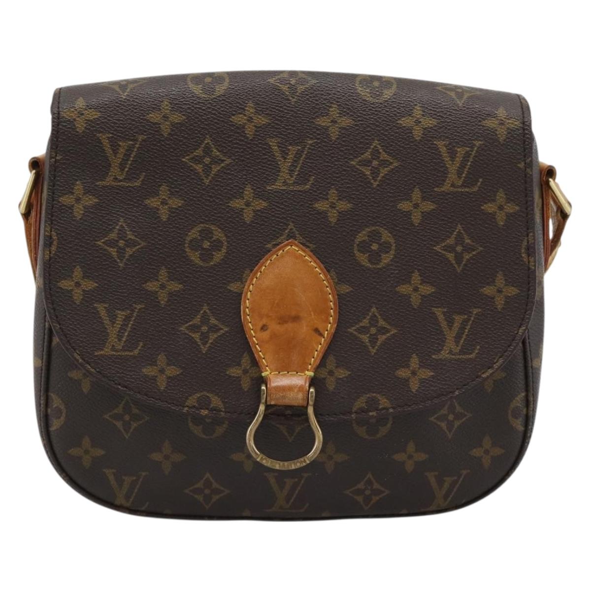 LOUIS VUITTON Monogram Saint Cloud GM Shoulder Bag M51242 LV Auth 192912