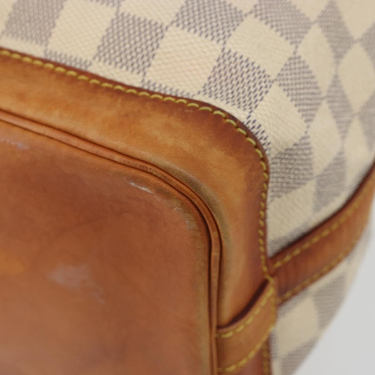 LOUIS VUITTON Damier Azur Noe BB Shoulder Bag N41220 LV Auth 192913