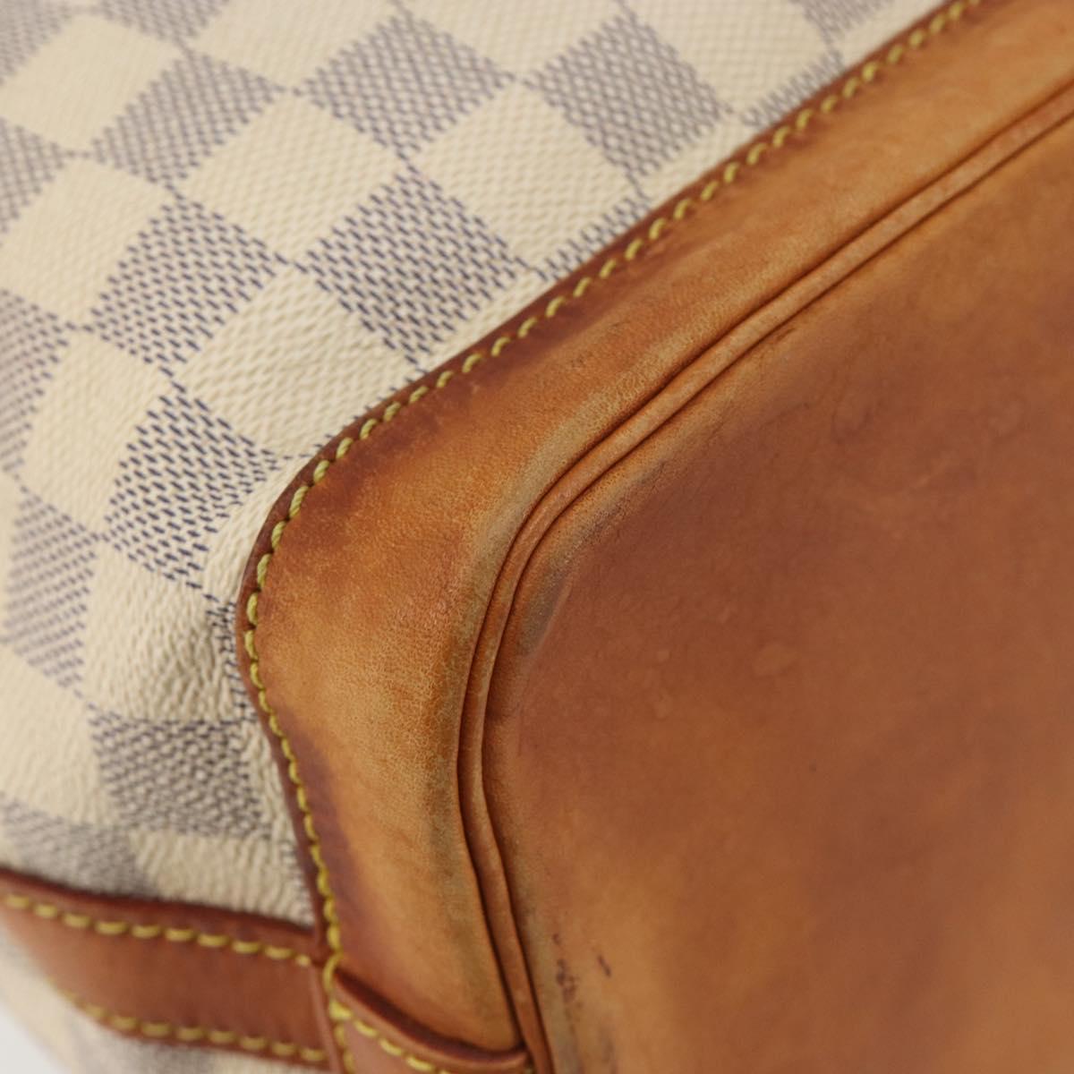 LOUIS VUITTON Damier Azur Noe BB Shoulder Bag N41220 LV Auth 192913