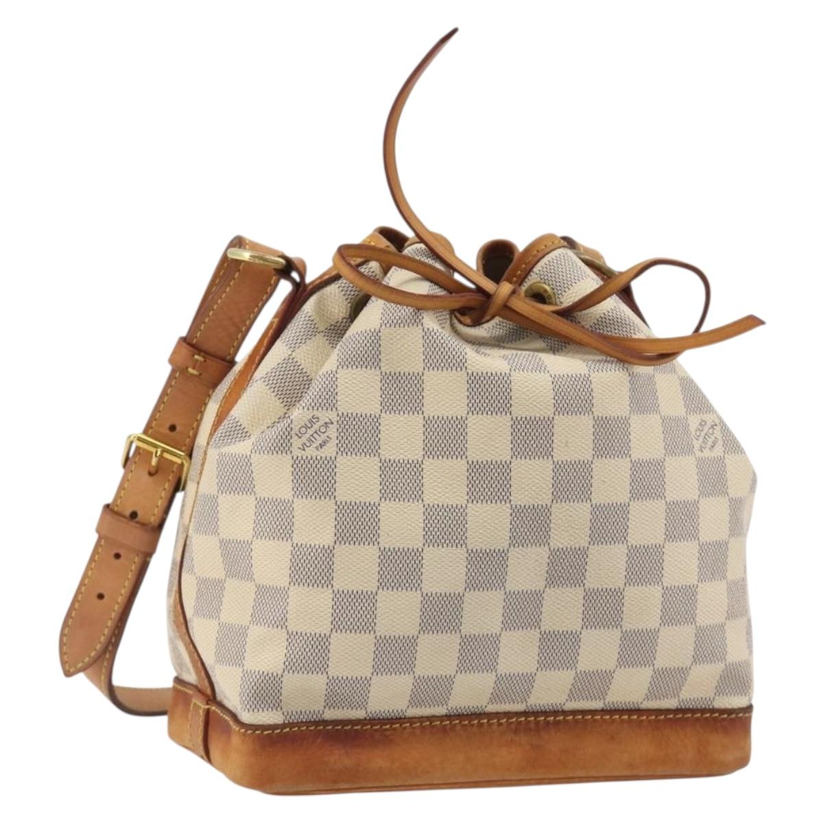 LOUIS VUITTON Damier Azur Noe BB Shoulder Bag N41220 LV Auth 192913