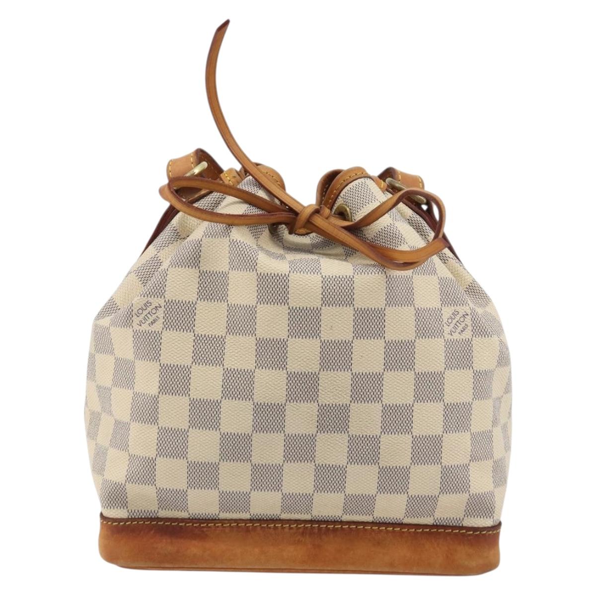 LOUIS VUITTON Damier Azur Noe BB Shoulder Bag N41220 LV Auth 192913