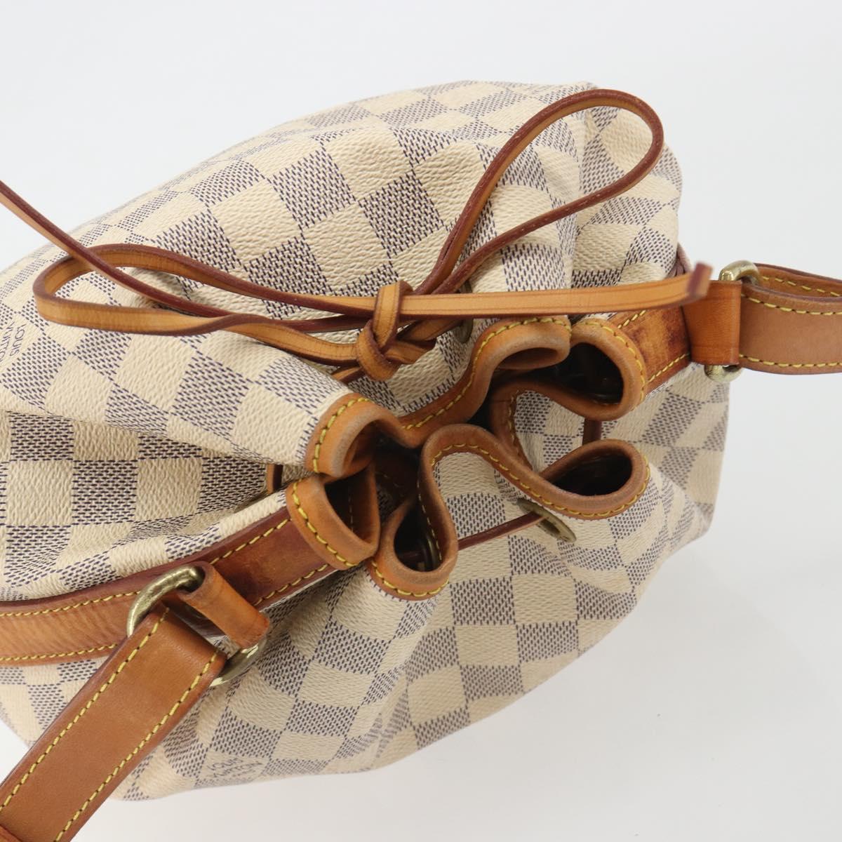 LOUIS VUITTON Damier Azur Noe BB Shoulder Bag N41220 LV Auth 192913