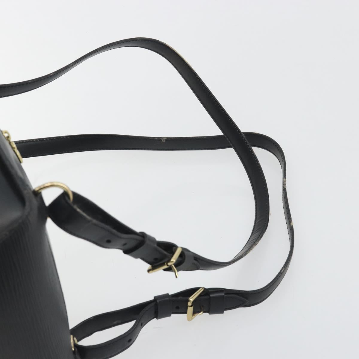 LOUIS VUITTON Epi Mabillon Backpack Black M52232 LV Auth 192914