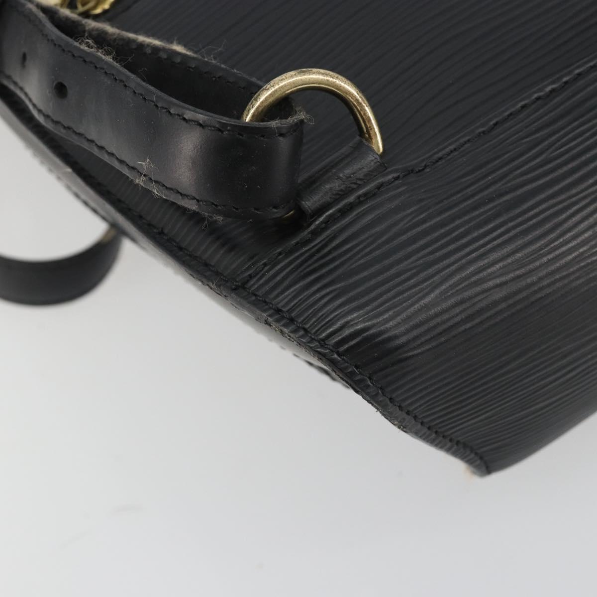 LOUIS VUITTON Epi Mabillon Backpack Black M52232 LV Auth 192914