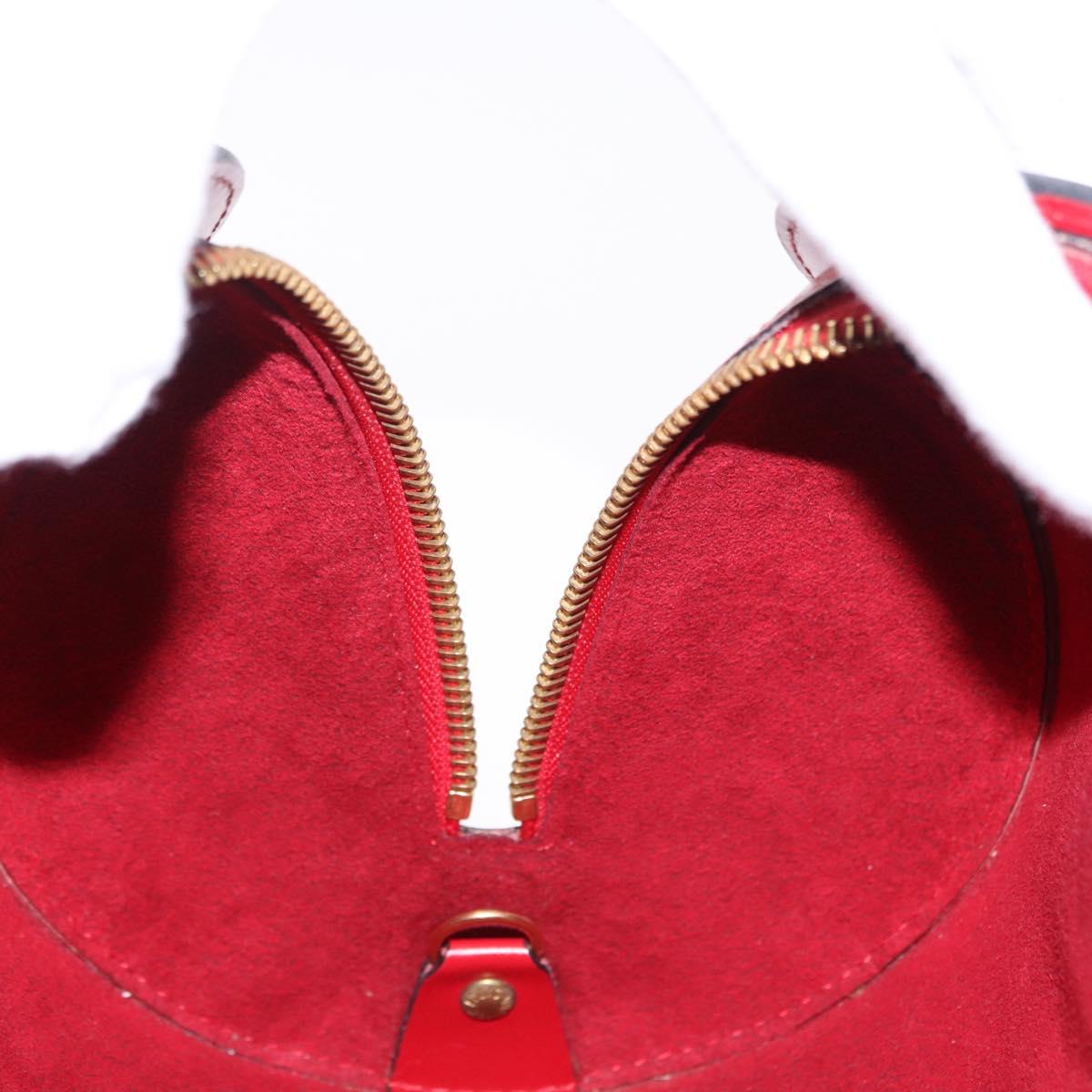 LOUIS VUITTON Epi Soufflot Hand Bag Red M52227 LV Auth 192918