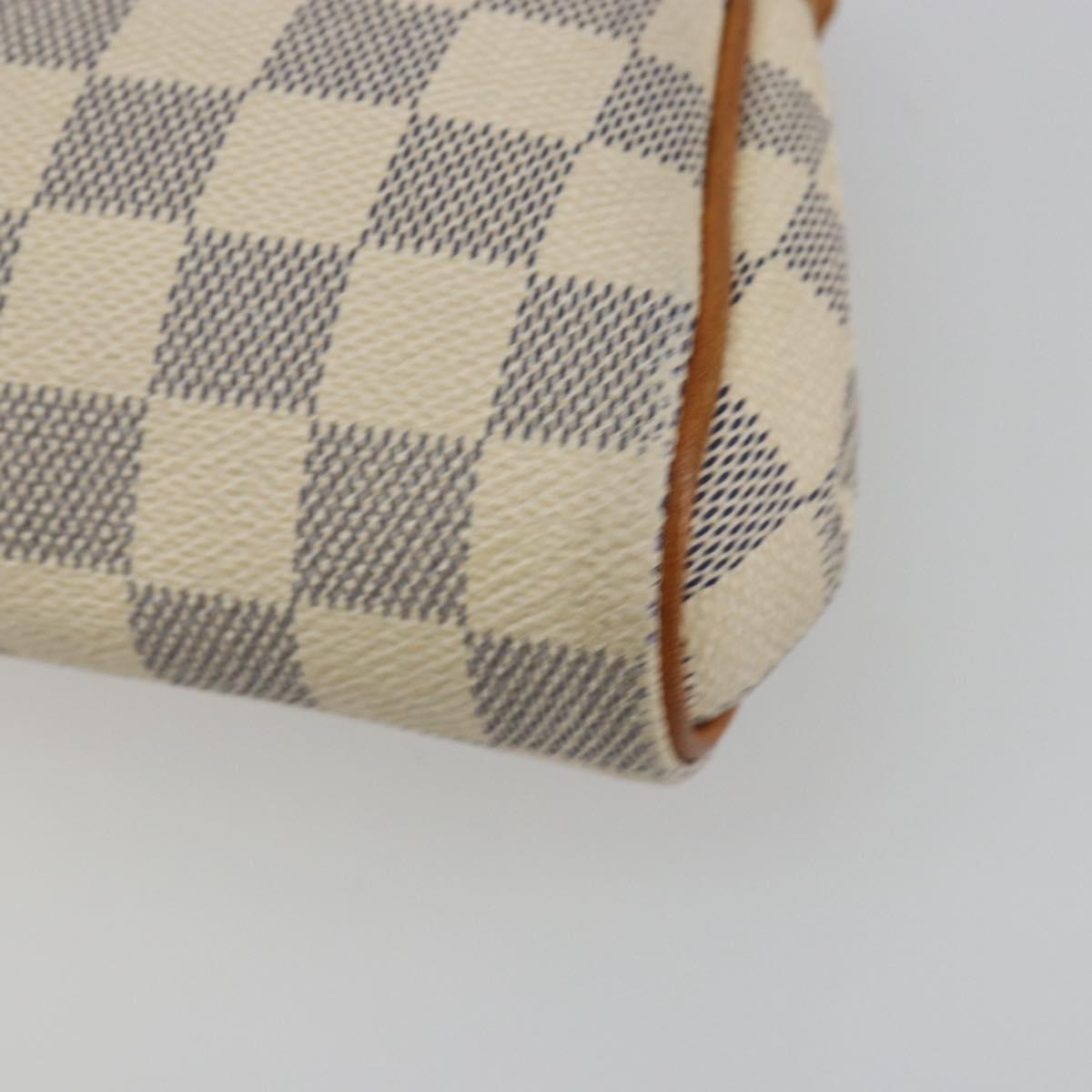 LOUIS VUITTON Damier Azur Eva Shoulder Bag 2way N55214 LV Auth 192924A